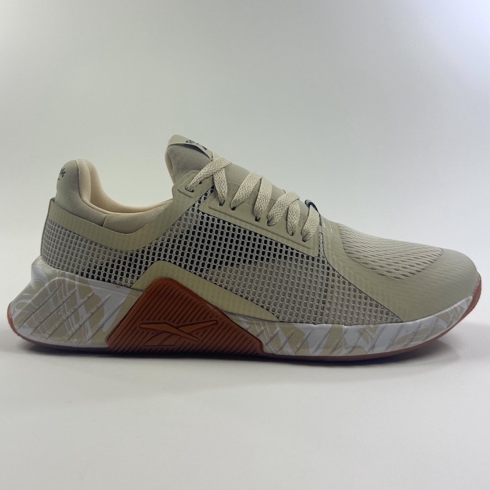 Reebok Flip Charge Mens Shoes Tan Brown White Athletic Running Gym Low 30105MTNZ